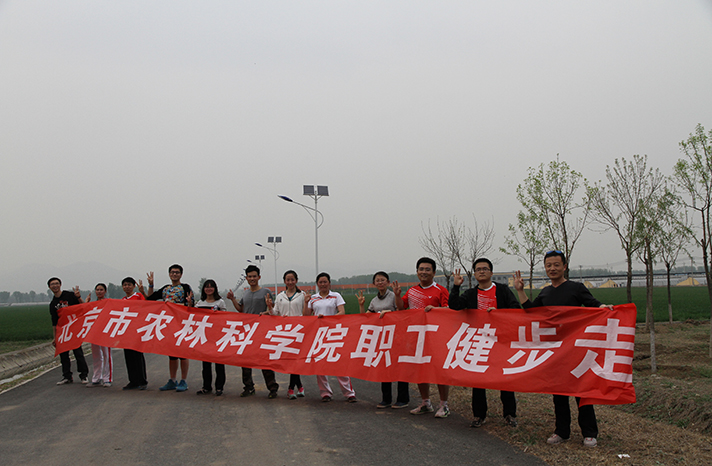 获院职工健步走团体赛三连冠